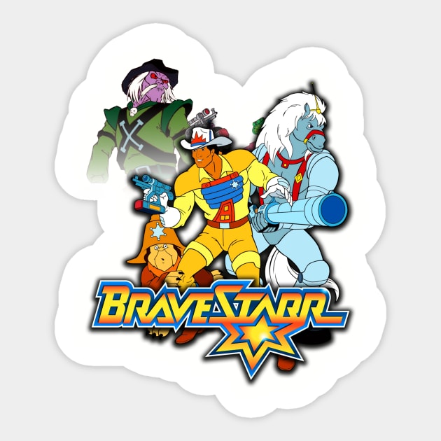 BraveStarr Sticker by BigOrangeShirtShop